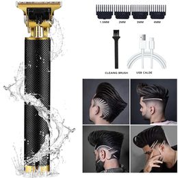 Hair Trimmer Wireless Electric Clipper Professional Shaver Beard Barber 0mm Men Cutting Machine For cut Style 221207