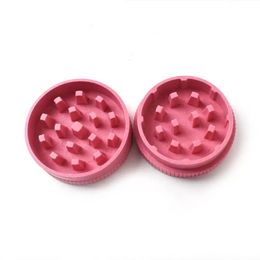 Sublimation 2-layer Mini Degradable Smoke Mill Grinder Plastic Hay Grinders Gift Hemp Pepper Pot Spice Grinder P1124