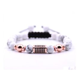 Beaded Natural Stone Handwoven Bracelets For Men And Women Lowkey Taste Designer Bracelet Fashion Drop Delivery Jewellery Dh7Wa
