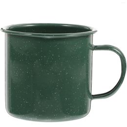 Mugs Mug Cup Coffee Enamel Cups Camping Tea Ceramic Water Drinking Large Travel Drink Cappuccino Beerjuice Enamelware