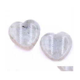 Stone 40Mm Loose Heart Healing Stone Love Pocket Palm Spoctrolite Worry For Anxiety Reiki Ncing Rocks Gemstone Farmhouse Kitchen Dro Dhmj1