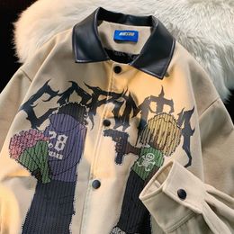 Men s Jackets Men Oversize Long Sleeves Tops Korean Fashion Hip Hop Coat Winter Harajuku Cardigan Y2k Streetwear Aesthetic Clothing 221123