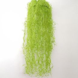 Decorative Flowers Realistic Spanish Moss Home Living Room Office Decor 107 Cm Plastic High-quality Lifelike Green Artificial Hanging