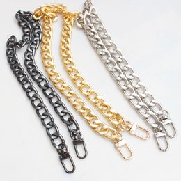 Bag Parts Accessories Thick Aluminium Chain For s Replacement Purse Shoulder Crossbody Strap DIY 3060100cm Cluth Small Handbag Handle 221124