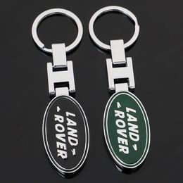 3D Metal Zinc Alloy Car Logo Key Ring Keychain Accessories For Land Rover Freelander L2 LF Range Rover Evoque 3 4 Discovery L319 L462 Velar