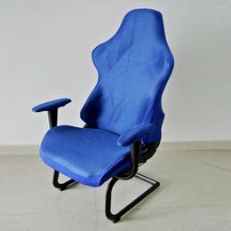 Chair Covers Soft Cover Set Black Computer Armchair Seat Decoration For Home Meeting Office Royal Blue Stretchy