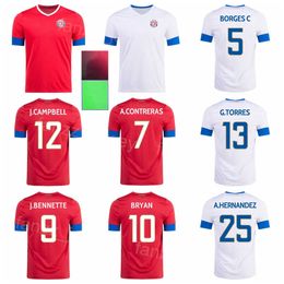 National Team Soccer 4 Keysher Fuller Jersey Costa Rica 22-23 Mondiale Coppa 6 Oscar Duarte 12 Joel Campbell Francisco Calvo Yeltsin Tejeda Shirt da calcio Kits Red White