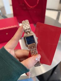 27mm women square quatz watch 18k gold sapphire glass lady diamond watch sport waterproof luxury designer wristwatch