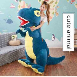 1Pc Cute Dinosaur Cuddly Kawaii Fluffy Tyrannosaurus Rex Birthday Gifts For ldren Cuddly Animal Dino Kids Pop For Boys J220729