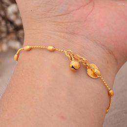 Charm Bracelets Afraic Gold Colour Bangles&Bracelets For Women Men Wedding Thin Bracelet Arab Middle Eastern Jewellery African Gifts