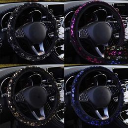 Steering Wheel Covers Universal 38CM Car Auto Snowflake Style Steering-wheel Protection Cover Suit Accessories