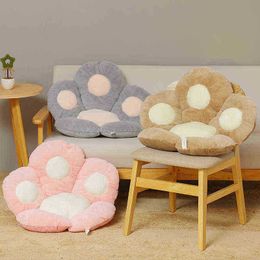 65X60Cm Soft Leg Cushion Animal Seat Cushion Filled Plush Sofa Indoor Floor Home Chair Decor Winter ldren Girls Kids Gift J220729