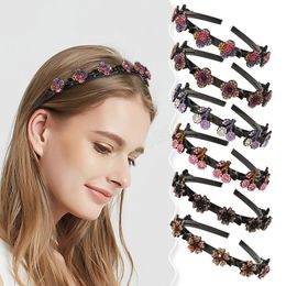 Fashion Explosion Pearl Rhinestone Bangs Clip Headband Headband For Women Girl Hair Accessories Headwear