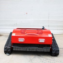 Wholesale Lawn mower All terrain crawler wireless 4-drive lawn yard orchard mowing remote control lawnmower electric four stroke cleaning flexible simple and reliable