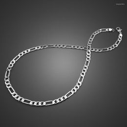 Chains Man 925 Sterling Silver 6mm 56cm Classic Pendant Necklace For Men's Fashion Solid Luxury Charm Jewellery Boy