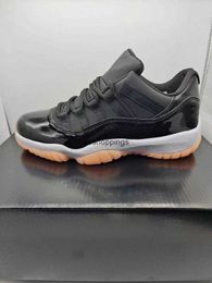 With 11 Low Bleached Coral Basketball Shoes Men Women Black White 11s Sneaker