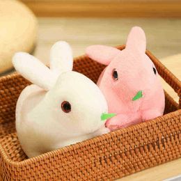 20Cm Cute Simulation Rabbit Toy Stuffed Beautiful Bunny Soft Animal Plush Doll For ldren Soft Beautiful Birthday Xmas gift J220729