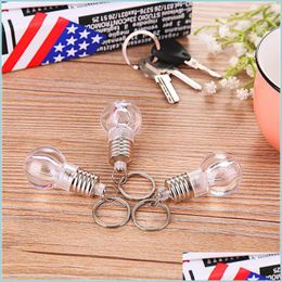 Party Favor Rgb Led Bb Shaped Ring Keychain Flashlight Key Lamp Crystal Car Chain Holder 439 N2 Drop Delivery Home Garden Festive Pa Dhdnn
