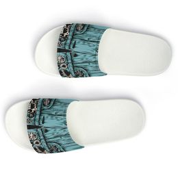 Anpassade skor DIY tillhandahålla bilder för att acceptera anpassnings tofflor Sandaler Slide Jaghij Mens Womens bekväma