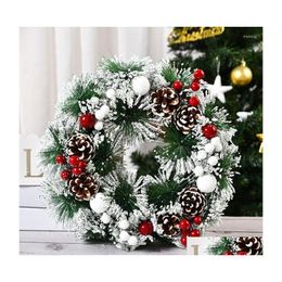 Christmas Decorations Christmas Decorations And Year Decoration Wreath Handmade Simation Door Hanging Window Display Props Layout De Dhycg