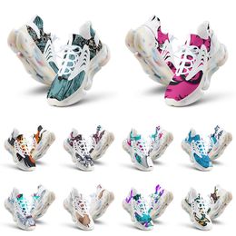 men women custom shoes artoon animal design diy word black white blue red purple mens trainer 042