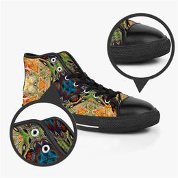 GAI Men Custom Shoes Designer Canvas Women Sneakers Hand Painted Colourful Fashion Shoe Mid Trainers 774