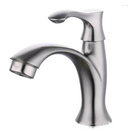 Bathroom Sink Faucets G1/2 Zinc Alloy Faucet European Single Hole Cold Deck Mount El Bar Home Fashion Washbasin Tap