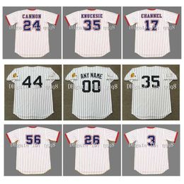 College Baseball Wears Vintage 1978 1969 Baseball Jersey HANK AARON DALE MURPHY PHIL NIEKRO Jimmy CANNON Wynn BOB HORNER Gene Garber PHIL KNUCKSIE ANDY CHANNEL JIM