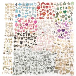 Charms for Keychain Necklace Bracelet Animal Love Heart panda Jewelry Making Supplies Findings & Components Acessories Christmas Gift Wholesale 30PCS/BACK