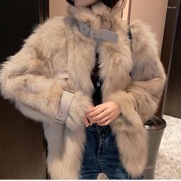 Women's Fur Winter Coat For Women Oversize Teddy Female Warm Thicken Fleece Faux Coats Jacket Ladies Long Sleeve Tops G140