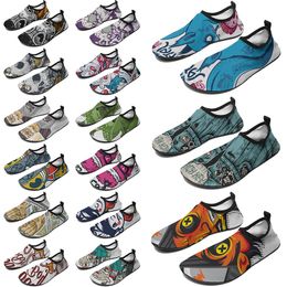 Custom Shoes Water Shoe Customised Sneakers Men Women Blue Red Green Grey Classic Custom Comfortable Low Platform Sneaker color160