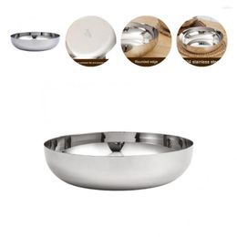 Bowls Practical Serving Tray Thicker Stainless Steel Salad Plate Rust-free Nesting Bowl