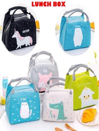 Симпатичные женские девочки Дети портативная изолированная сумка для ланча коробки для пикника для пикника Cooler Sougs6336020