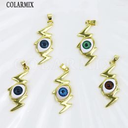 Pendant Necklaces 8 Pcs Fashion Flash Eyes Accessories Charms Pendants Jewellery For Necklace Making 9995