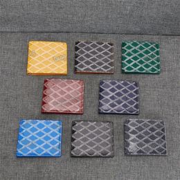 designer wallets for men and women bank card holder coin passport holder fashion print style short wallet with box