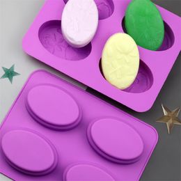 Dragonfly Lotus Silicone Soap Mould Handmade Oval Bath Bomb Candle Pudding Jelly Mousse Cake Dessert Baking Supplies MJ1176