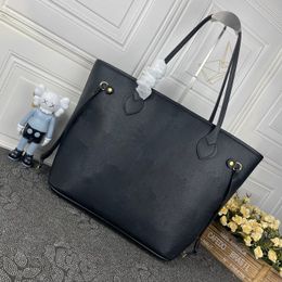 Fashion Womens Totes Bag Embossed Leather Design Handbag 2-piece Leisure Shopping Bag With Series Code