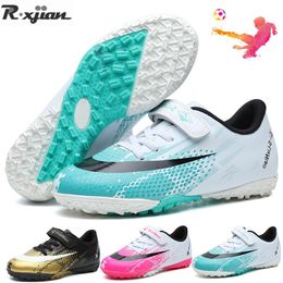 Dress Shoes Rxjian Size 3039 Football Shoe Kids Original Indoor Turf Soccer Boots Boy Girls Sneakers AG TF Cleats Training 221125