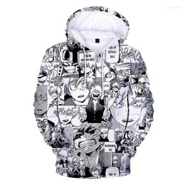 Men's Hoodies Funny Anime Boku No Hero Academia Bakugou Men Boy Streetwear Sweatshirts Hip Hop Tracksuit Collages Couples Pullovers