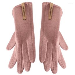 Cycling Gloves Winter Touchscreen For Women Touch Screens Comfortable Lined Anti-Slip Glove Women's Warm