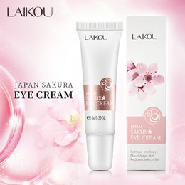 Sakura Eye Care Cream Moisturising Serum Massage Eyes Anti-Aging Cosmetics Firming Skin Remove Puffiness