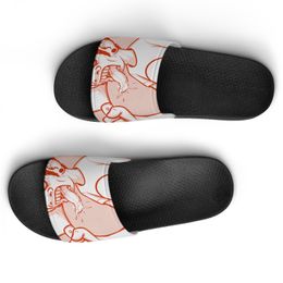 أحذية مخصصة DIY توفر الصور لقبول تخصيص Slippers Sandals Slide JQawgdu Mens Womens مريحة