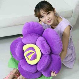 14Cm 3D Rose Pillow Flowers Pillow With Filling Filled Toy Funny Plush Bolster Christmas Gift Cute Gifts For Girl home Deco J220729