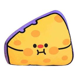 Creative Stuffed Cheese Bread Poached Egg Onigiri Toast Pillow Food Cuddles Simulated Snack Decor Backrest Peluche Cute Gift J220729