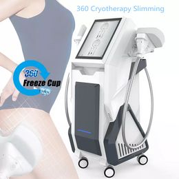 Spa Salon Cryolipolysis Fat Freeze Machine 360 Cryotherapy Slimming Cool Body Sculpting Fats Reduction Anti Cellulite Skin Tightening Device