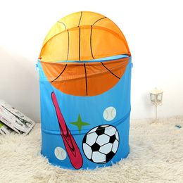 Balls Football/basket Waterproof Bubberry Idea Creative Storage Barrels Container Container Toying Cloth Toy 221125
