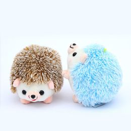 Plush Keychains 10cm Korean Netred Kawaii Cartoon Hedgehog Doll Toys Birthday Gift for Kids 221125