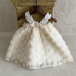 Girl Dresses Spring Summer Princess Baby Lace Toddler Girls Floral Dress Party Infant Birthday 0-5Y