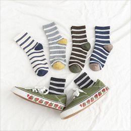 Men's Socks Spring And Summer Products Striped Tube Female Japanese Wild Couple Sports Leisure Thin Section Trendy Men's