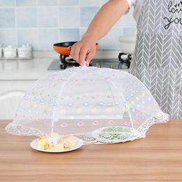 Jewellery Pouches Home Supplies Gauze Umbrella Food Lid Picnic Kitchen Anti Mosquito Net Table Tent Mesh Cove